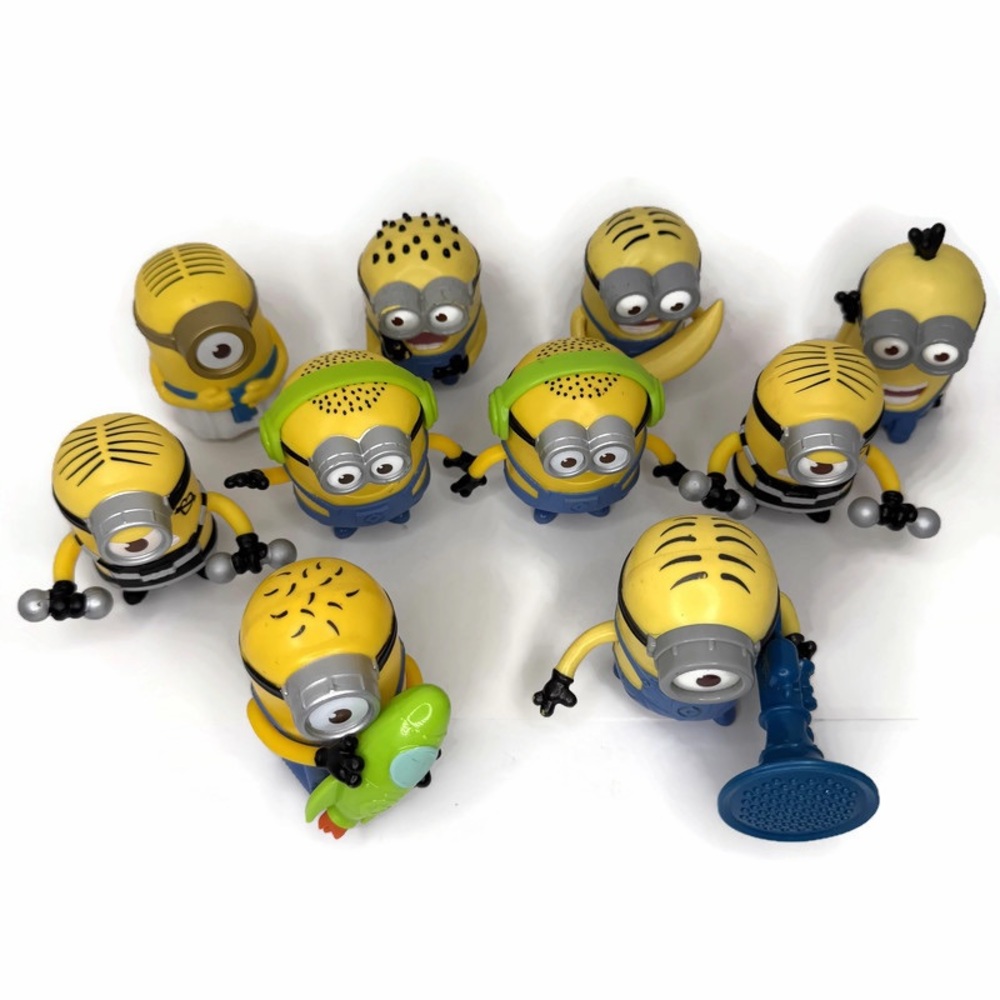 McDonald’s Minions Despicable Me Figures 2013 2015 2017 Lot of 10